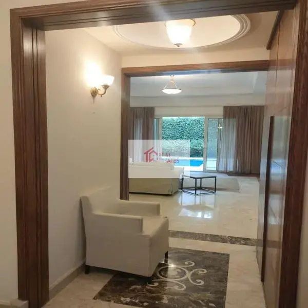 Luxury villa with pool for rent in Katameya Dunes