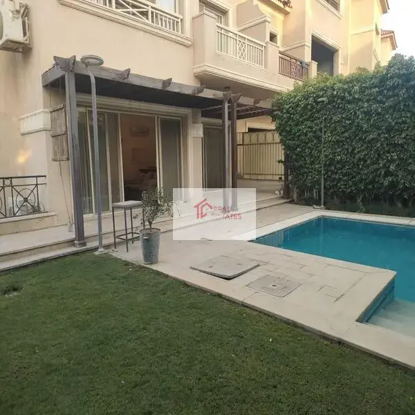Luxury villa with pool for rent in Katameya Dunes