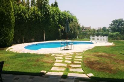 villa for rent katameya heights semi furnished