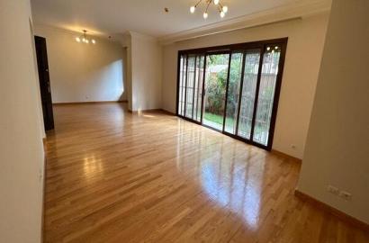 Stunning modern duplex apartment for rent in Sarayat El Maadi, Cairo, Egypt. Semi-furnished, with a private pool and garden.