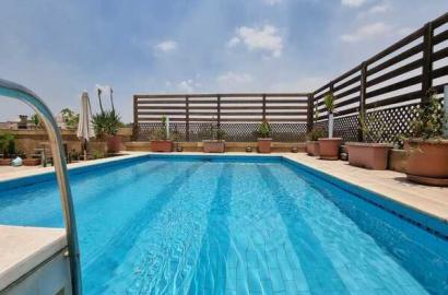Penthouses For Rent In Maadi Maadi Sarayat consists of 4 Bedrooms 4 Bathrooms Modern furnished Private swimming Pool