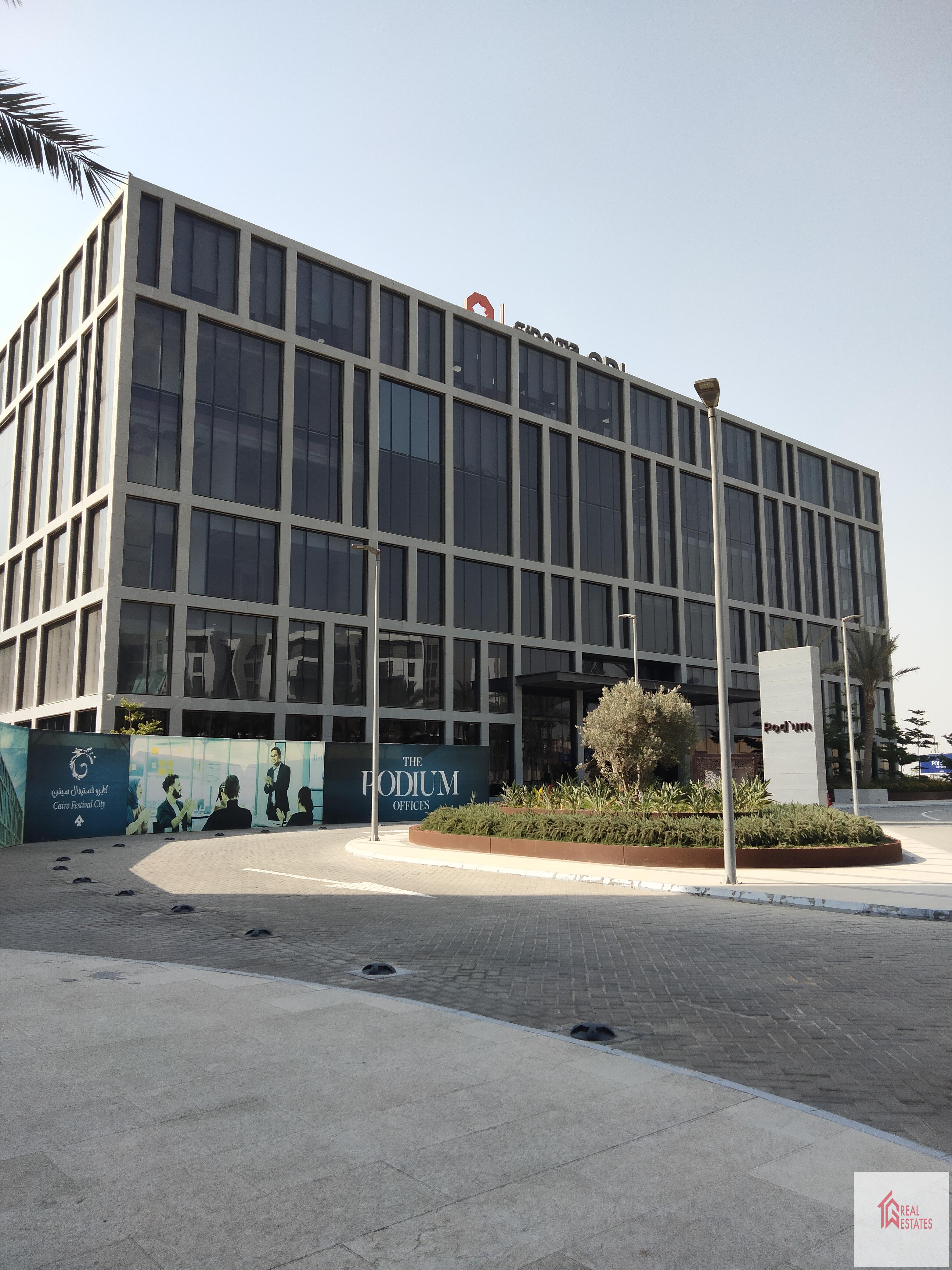 Modern office rent in CFC podium New Cairo Egypt fifth settlement