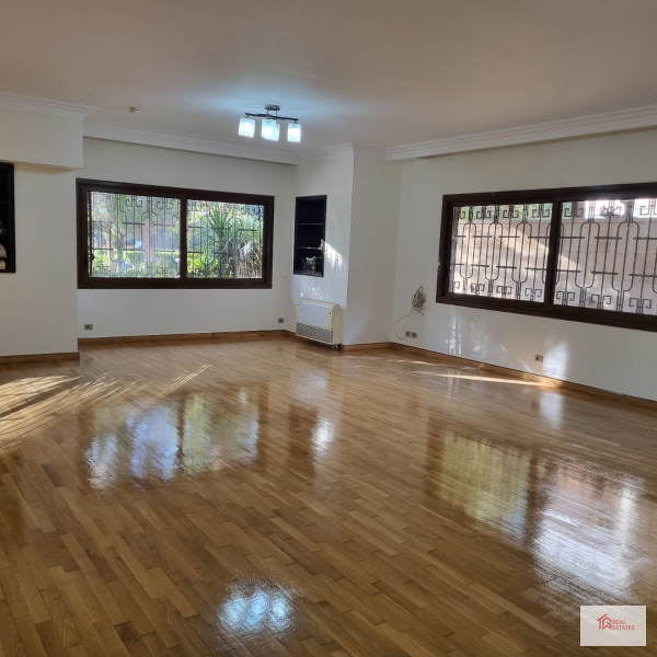 Ground floor apartment 5 bedrooms private swimming pool maadi degla