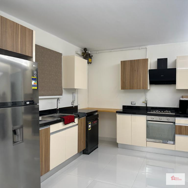 Modern Apartment Rent Maadi Sarayate walking Distenace to french school two bedrooms