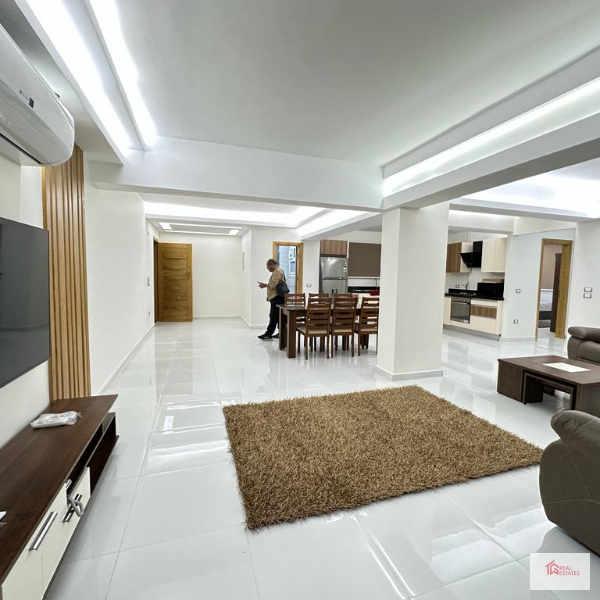 Modern Apartment Rent Maadi Sarayate walking Distenace to french school two bedrooms