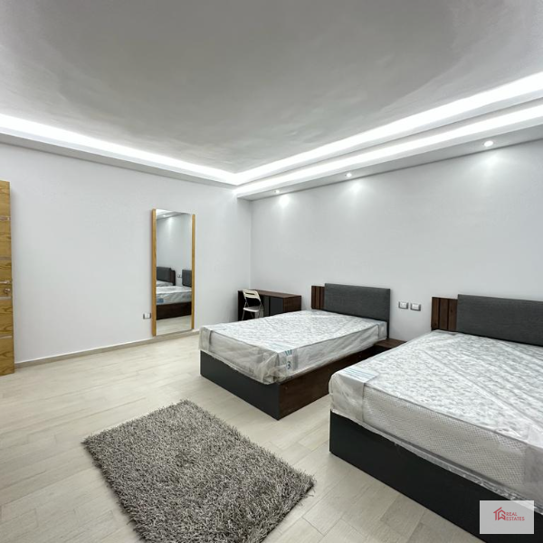 Modern Apartment Rent Maadi Sarayate walking Distenace to french school two bedrooms