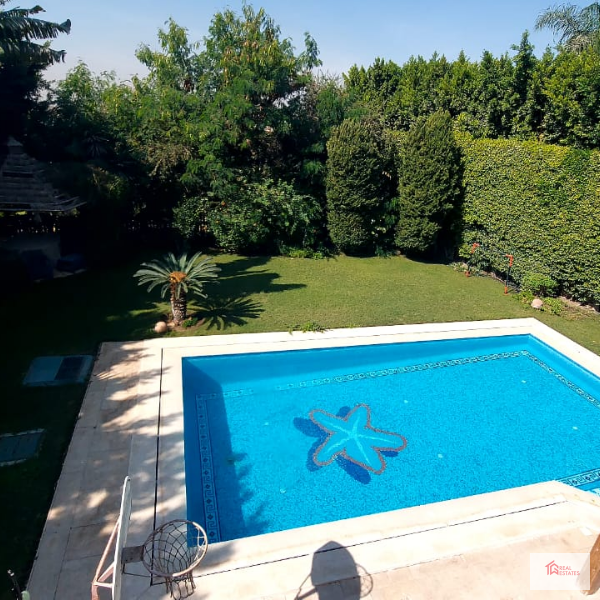 Villa Privée à louer Katameya Heights Piscine Semi Meublée Nouveau Caire Egypte