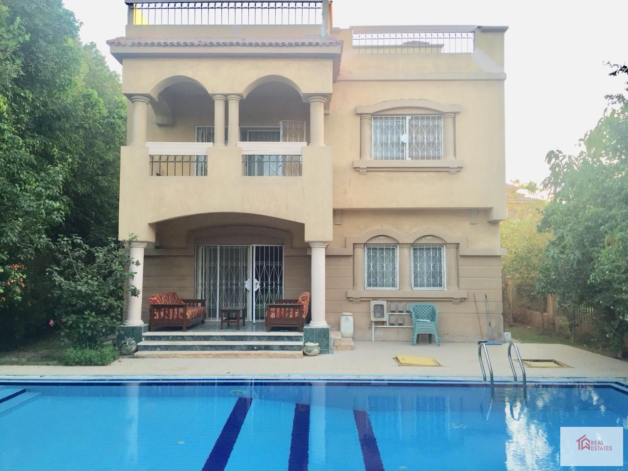 Ekim City'de Dara Gardens Sitesinde kiralık, tamamen mobilyalı villa