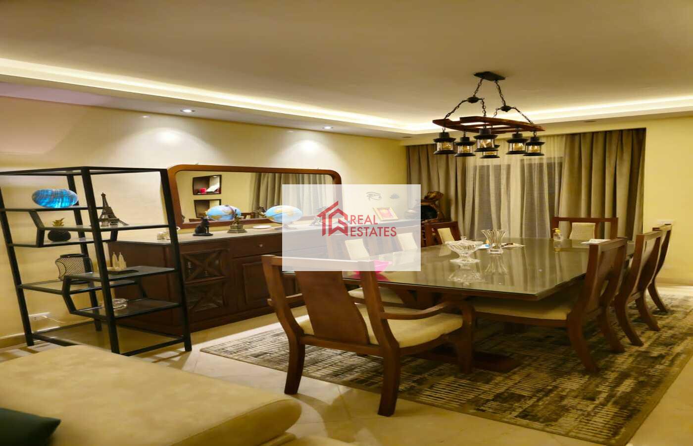 Villa for rent at mena Garden City Town house Fully furnished Giza Egypt