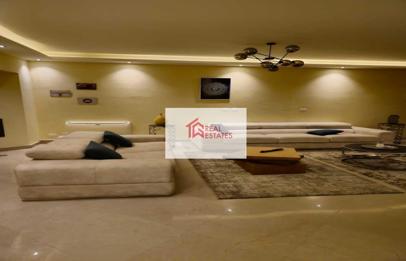 Mena Garden City Şehir evinde kiralık villa Full mobilyalı Giza Mısır