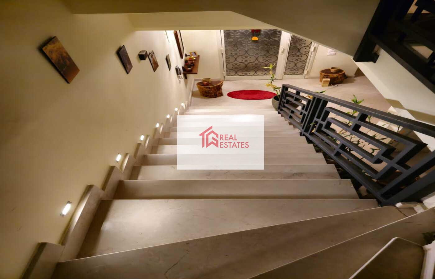 Villa for rent at mena Garden City Town house Fully furnished Giza Egypt