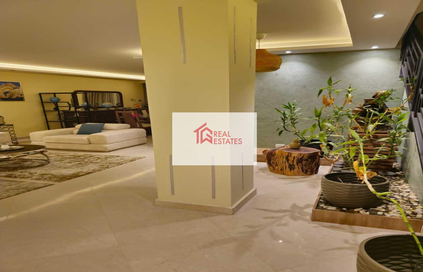 Villa for rent at mena Garden City Town house Fully furnished Giza Egypt