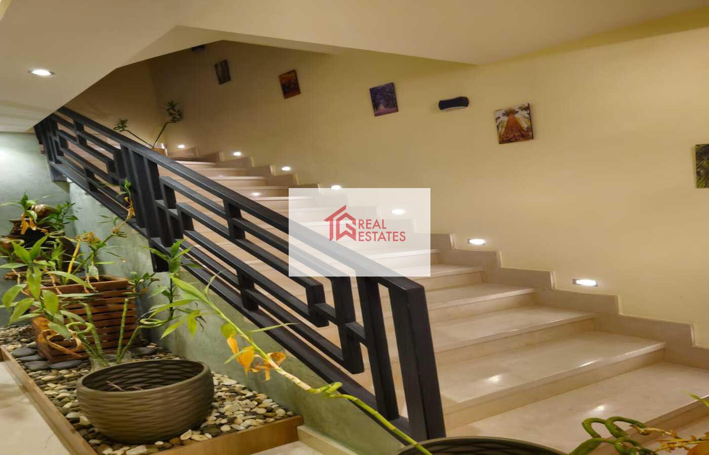 Villa for rent at mena Garden City Town house Fully furnished Giza Egypt