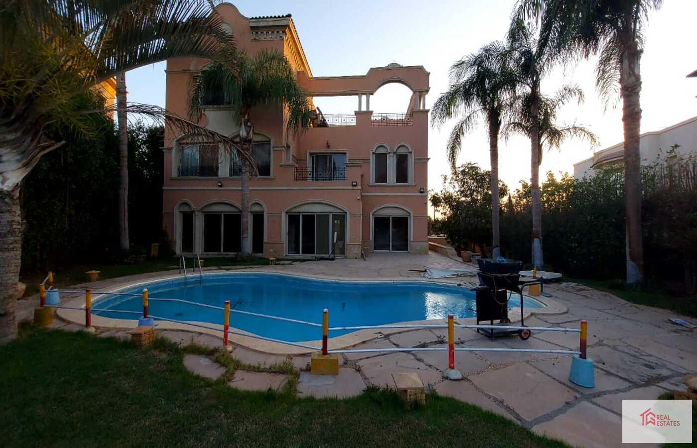 Villa indépendante à louer dans le complexe du country park club d'Arabella Nouveau Caire Egypte