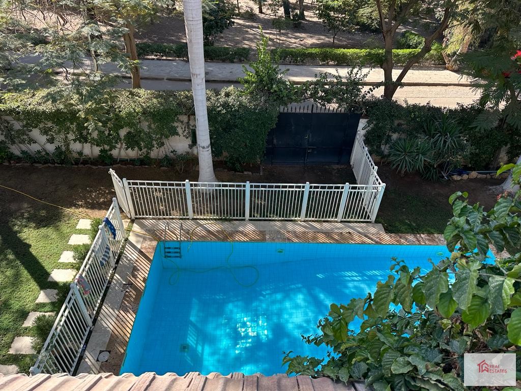 Penthouse Kiralık Maadi Saryate Fransız okuluna yürüyerek 4 yatak odası