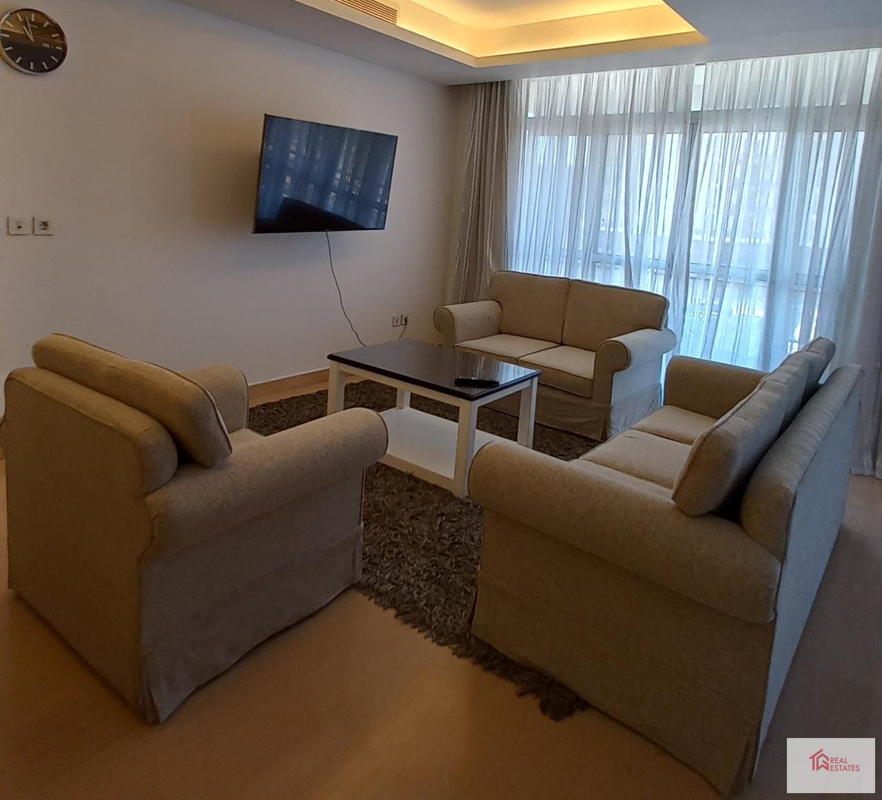 First Five Settlement - New Cairo City, Cairo Festival City, fully furnished apartment, third floor