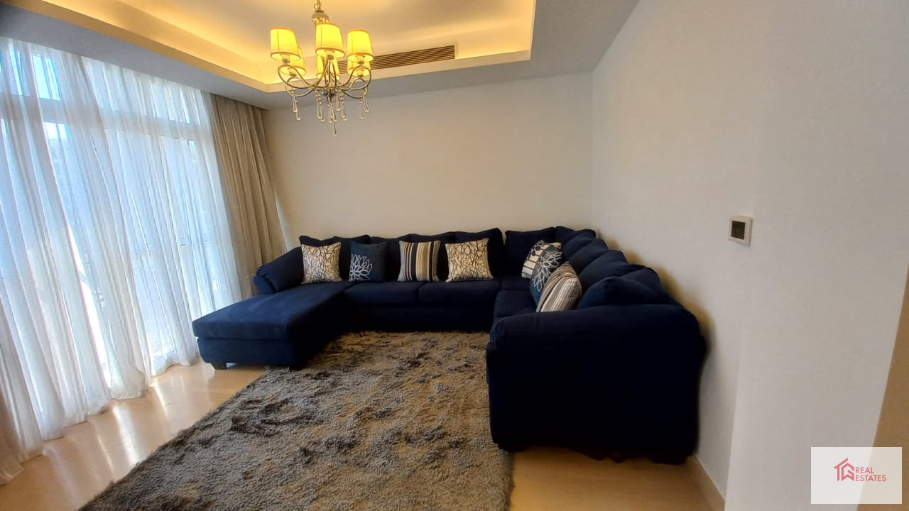 First Five Settlement - New Cairo City, Cairo Festival City, fully furnished apartment, third floor