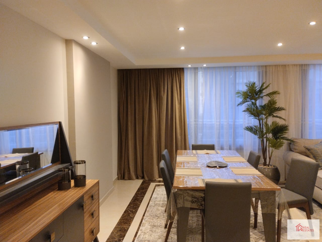 Appartement moderne entièrement meublé à louer Dokki Giza Egypte sixième