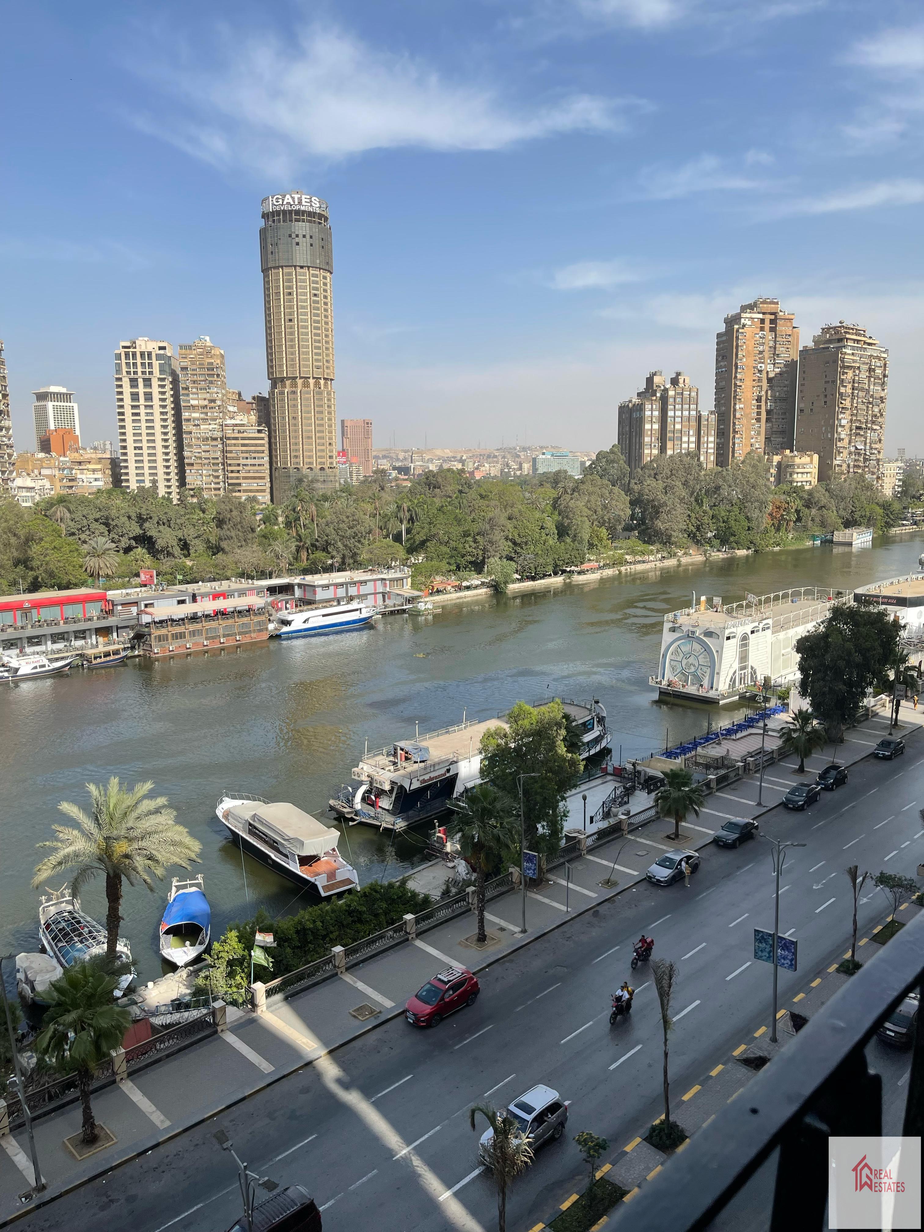 El Agouza, giza Apartment for rent , Directly overlooking the Nile