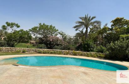 Excellence, beauty and elegance a unique villa for rent, fully furnished, in katameya Dunes Golf View Cairo egypt