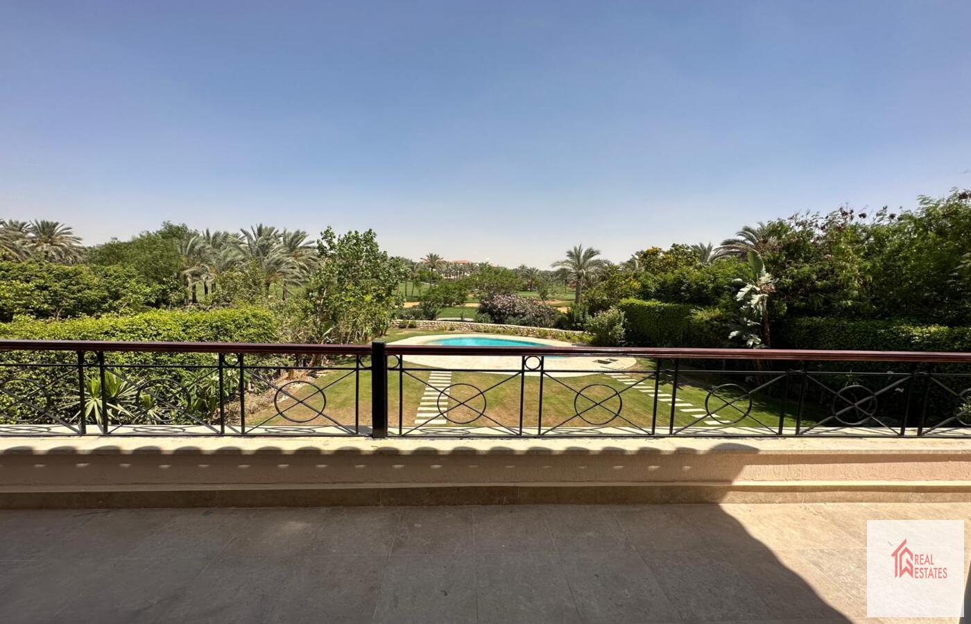 Excellence, beauty and elegance a unique villa for rent, fully furnished, in katameya Dunes Golf View Cairo egypt