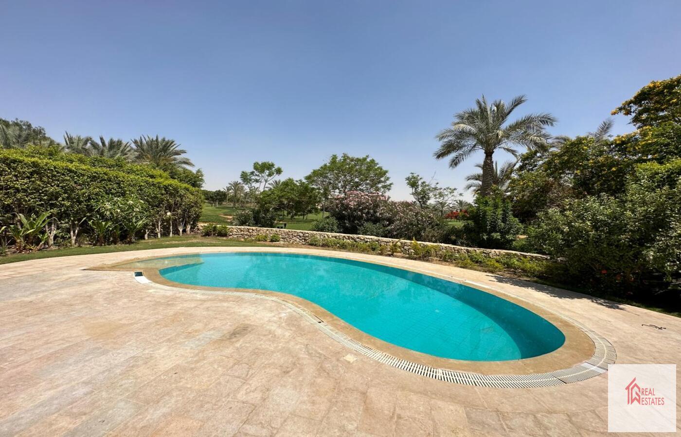 Excellence, beauty and elegance a unique villa for rent, fully furnished, in katameya Dunes Golf View Cairo egypt