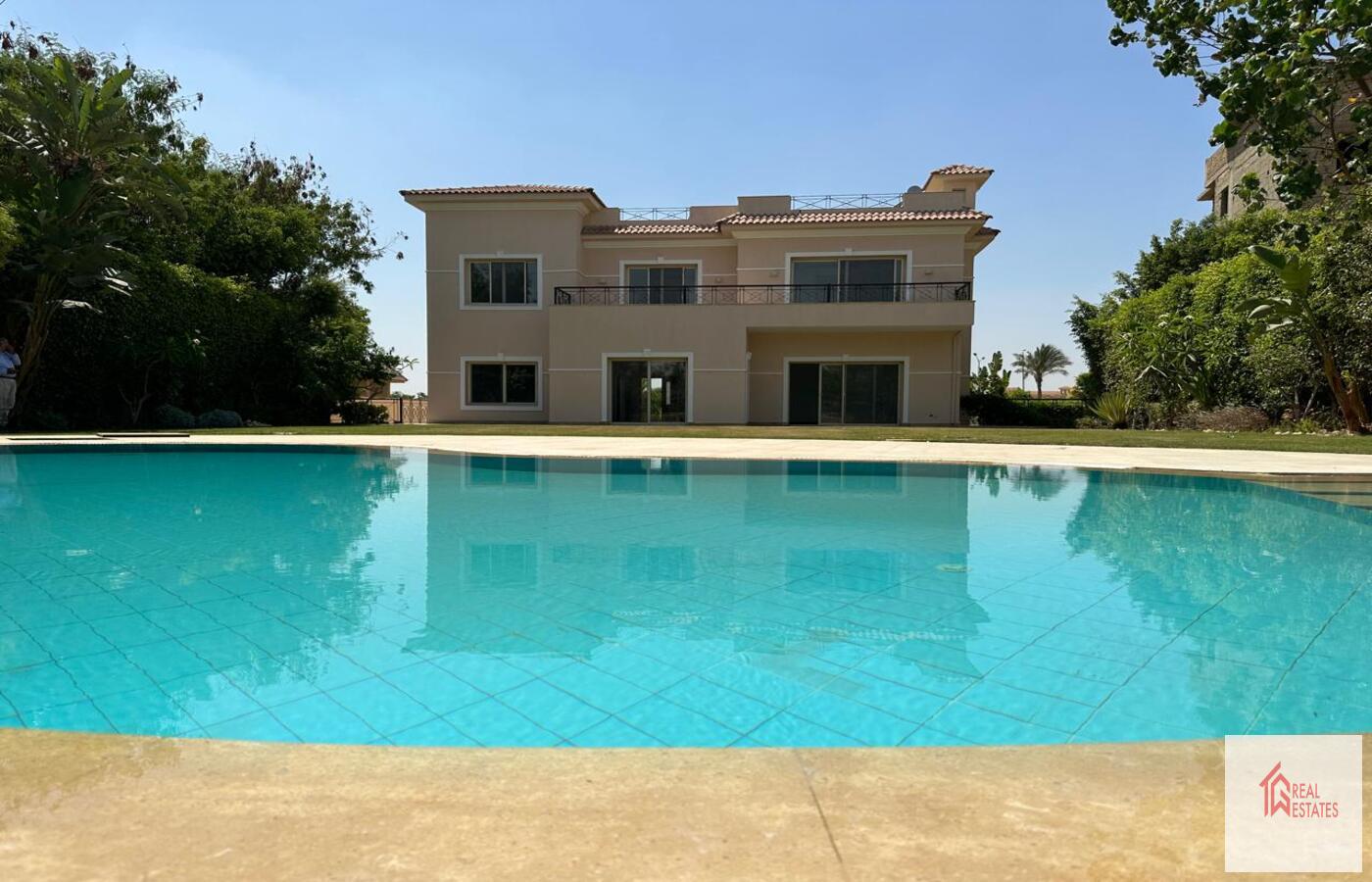 Excellence, beauty and elegance a unique villa for rent, fully furnished, in katameya Dunes Golf View Cairo egypt