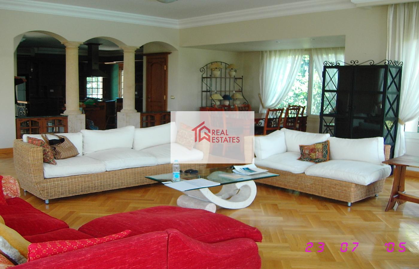 Luxury villa in katameya heights for rent luxury villa rent super in kATAMEYA HEIGHTS