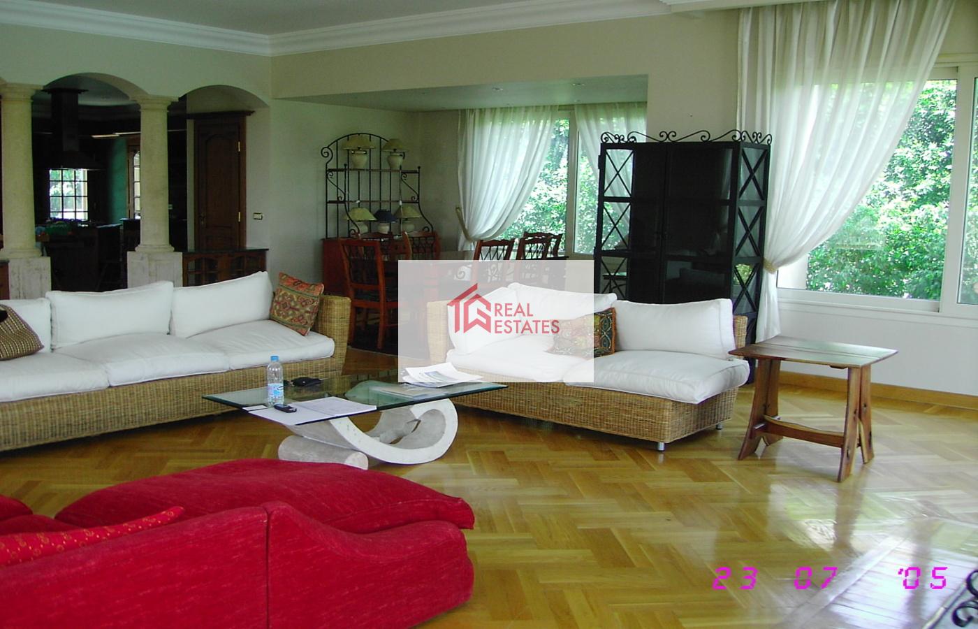 Luxury villa in katameya heights for rent luxury villa rent super in kATAMEYA HEIGHTS