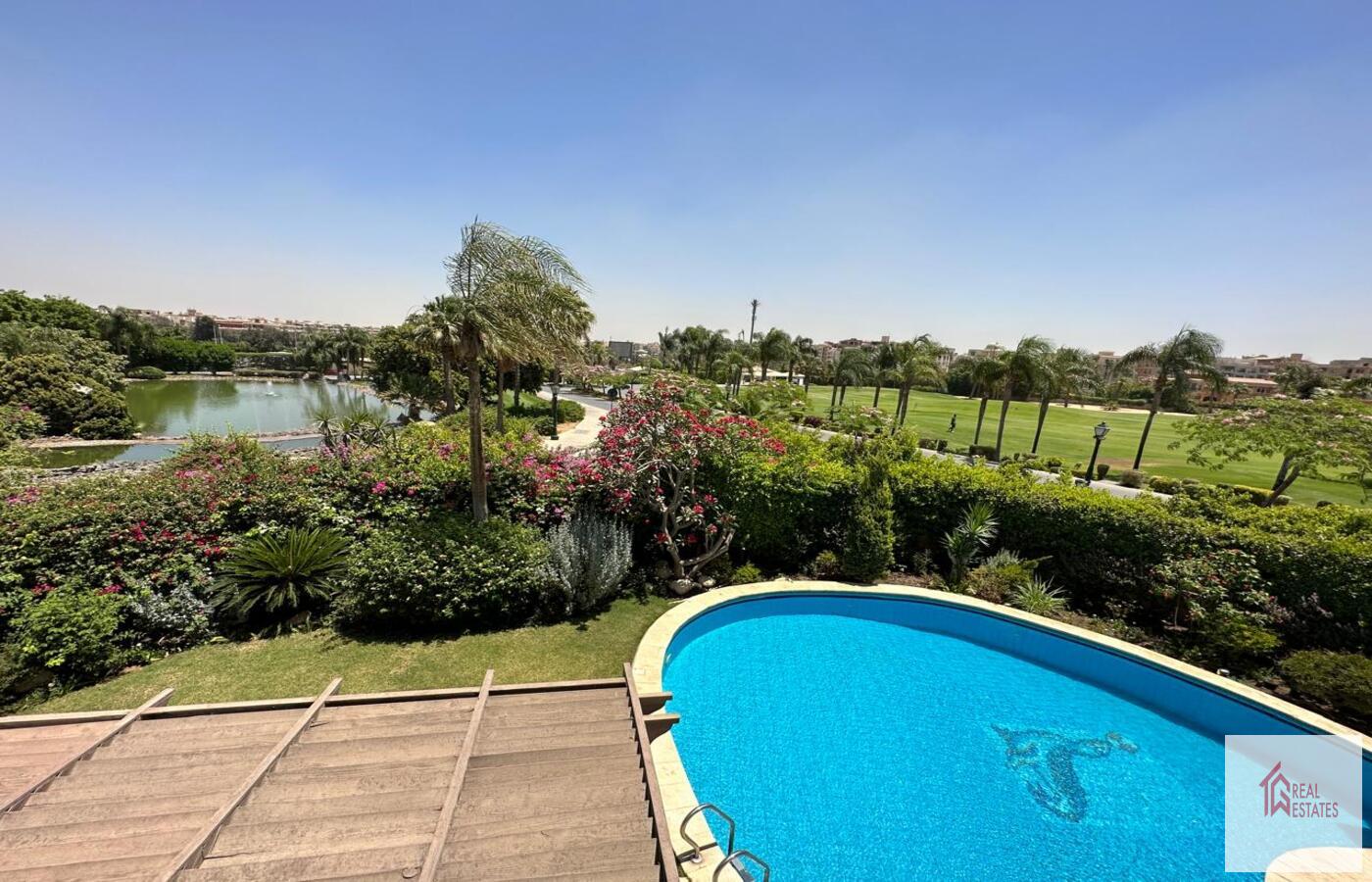 2 Floor house in Compound katameya Heights Golf and lake View prim Location New Cairo Egypt