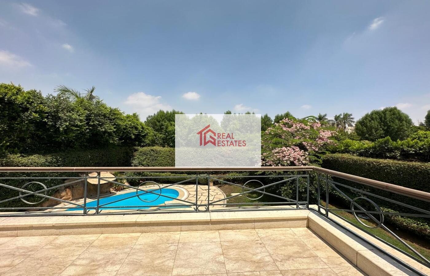 Standalone Villa rent Katameya Heights private swimmg Pool 5 Bedrooms semi furnished