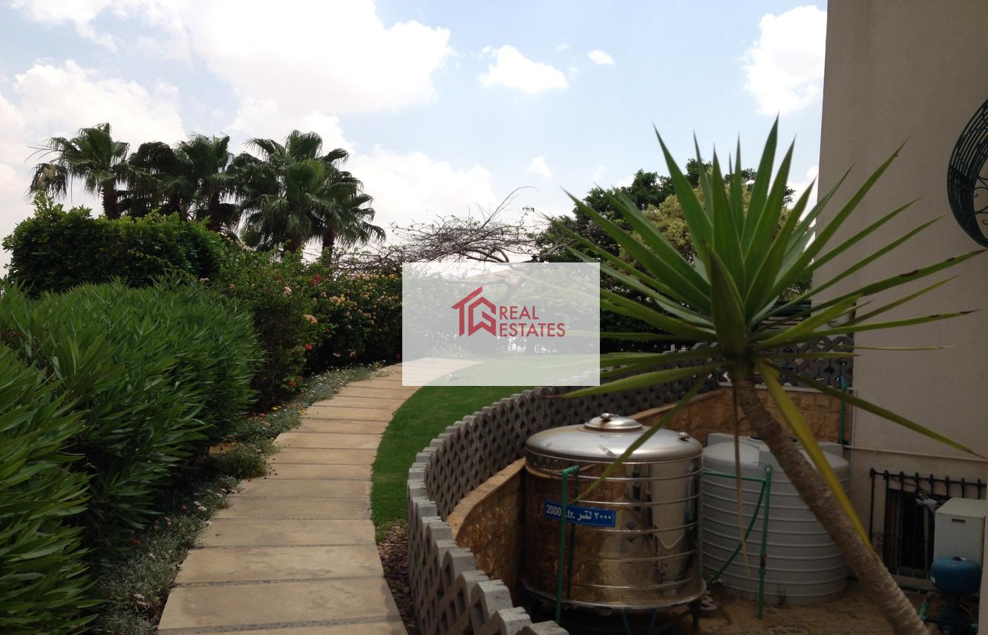 Standalone Villa katameya heights golf course view