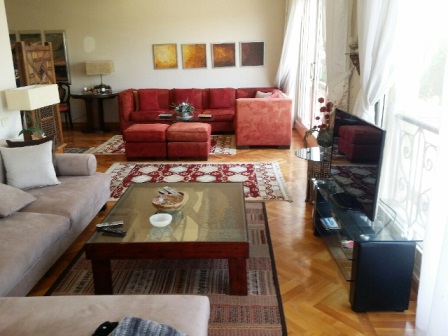 Full furnished duplex villa rent katameya heights 3 bedrooms private pool