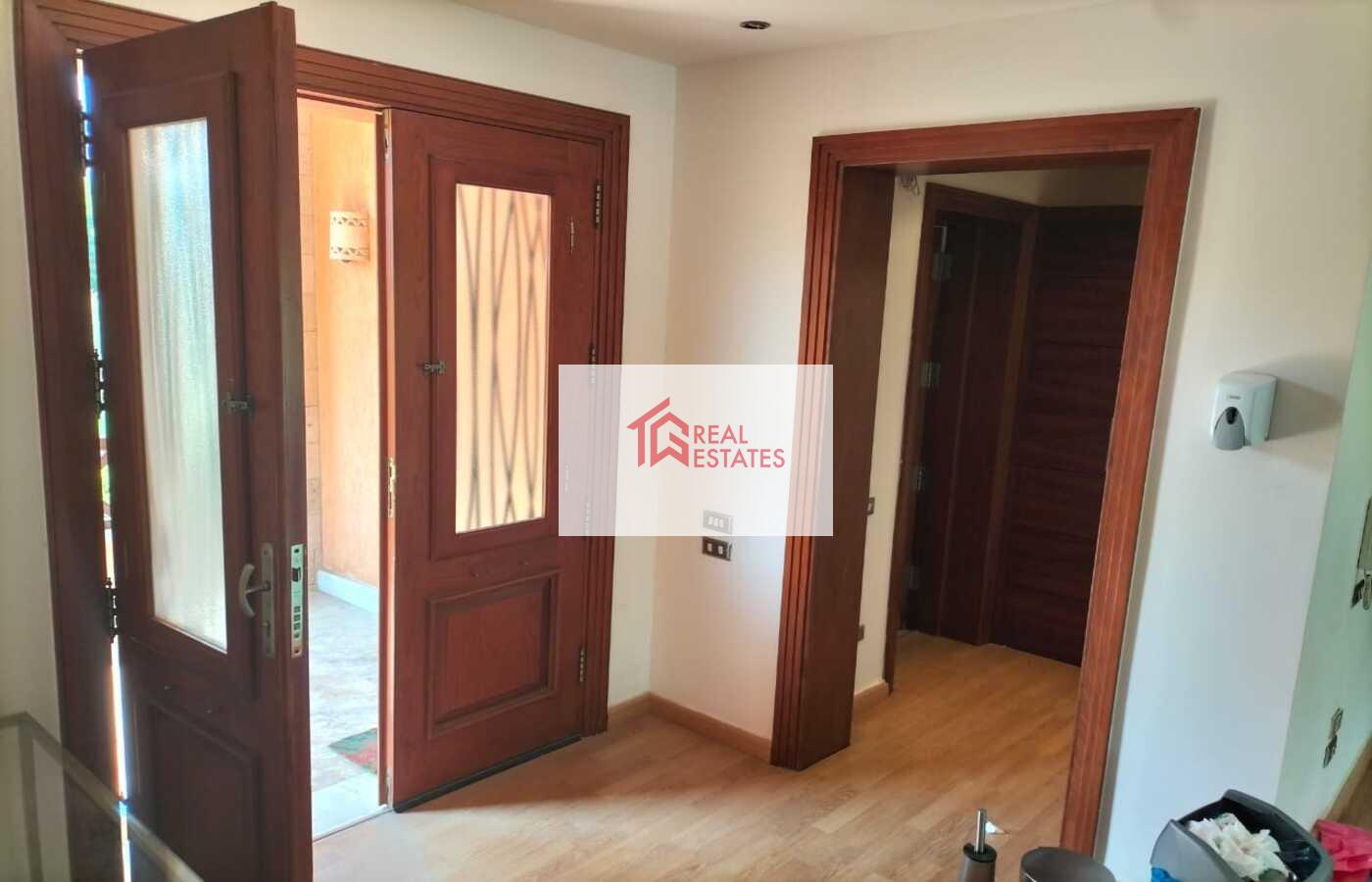 Villa duplex Ground first Floor furnished at Katameya Heights Golf tennise Resote For Rent New Cairo Egypt