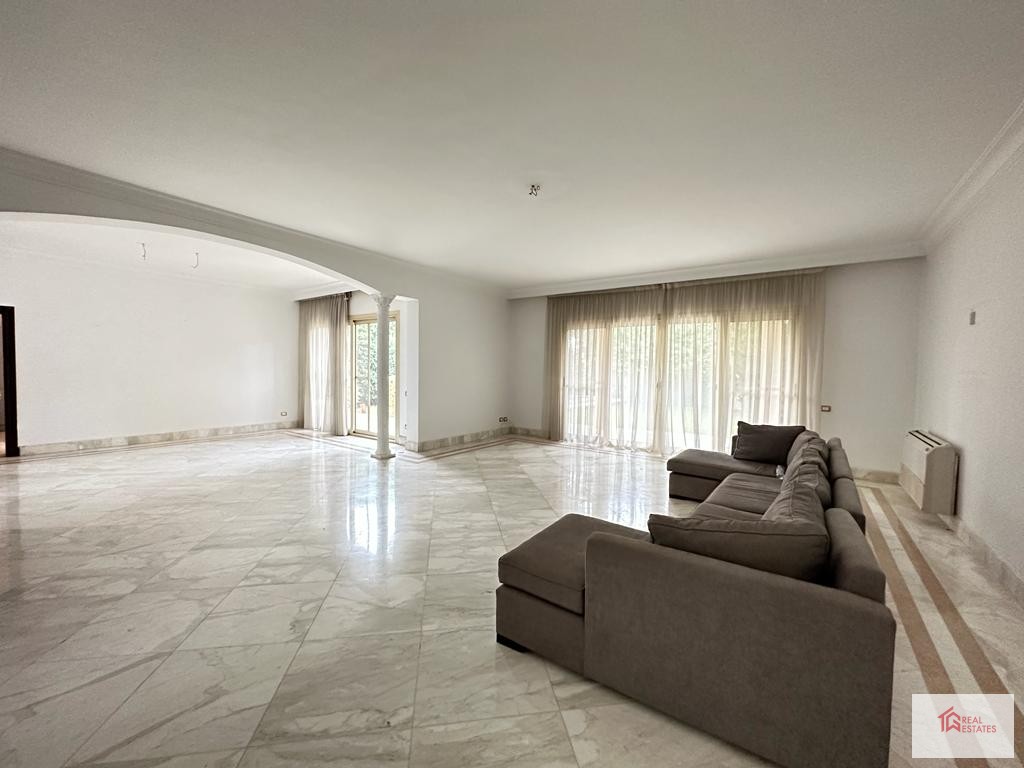 katameya Heights Golf Yeni Kahire Mısır Villa Kiralık Mobilyalı