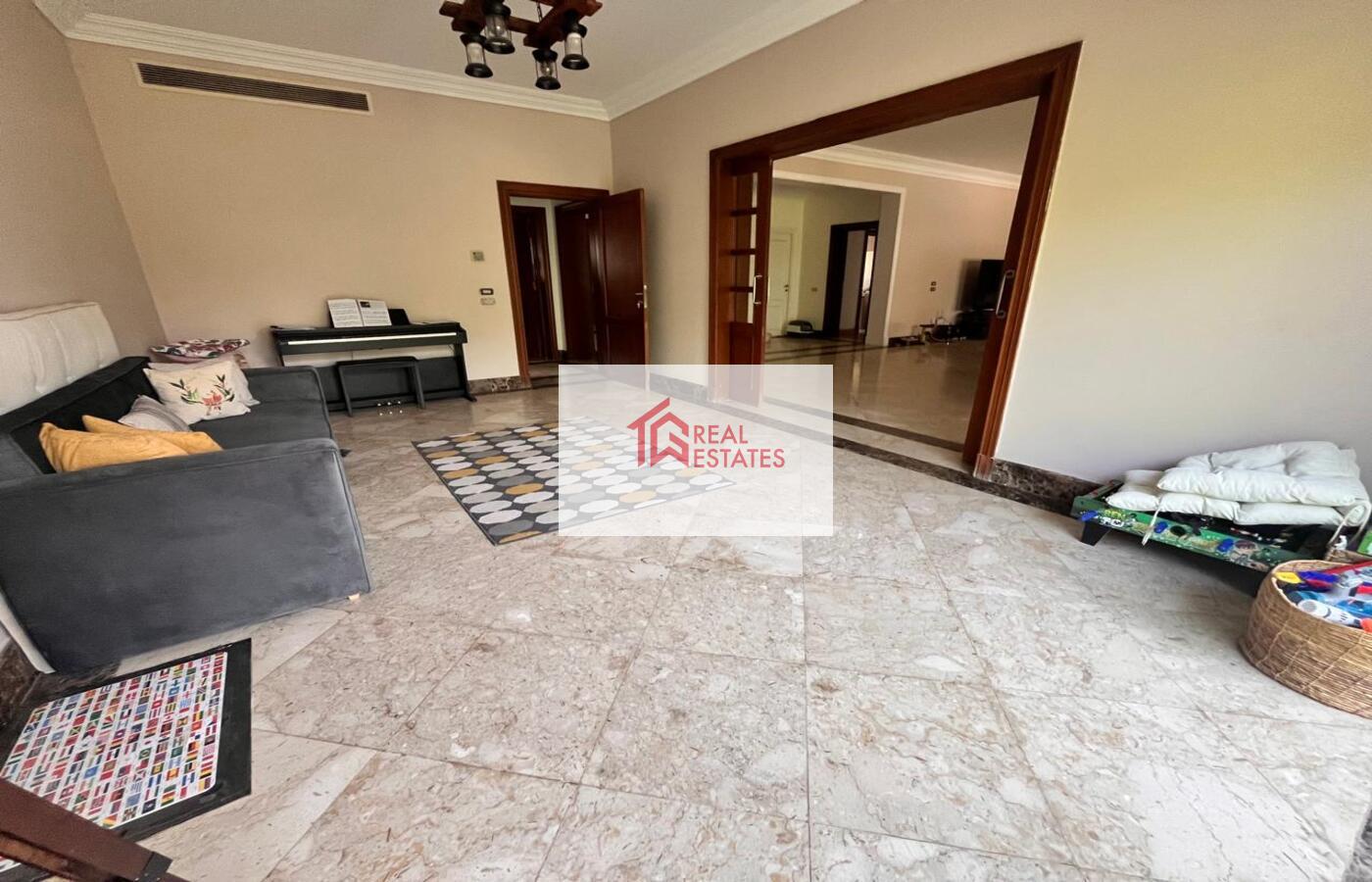 Duplex villa rent katameya Heights golf Gourse