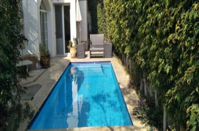 Ground floor apartment in Katameya Heights, a unique and very beautiful apartment with a swimming pool and a private entrance for rent, fully furnished