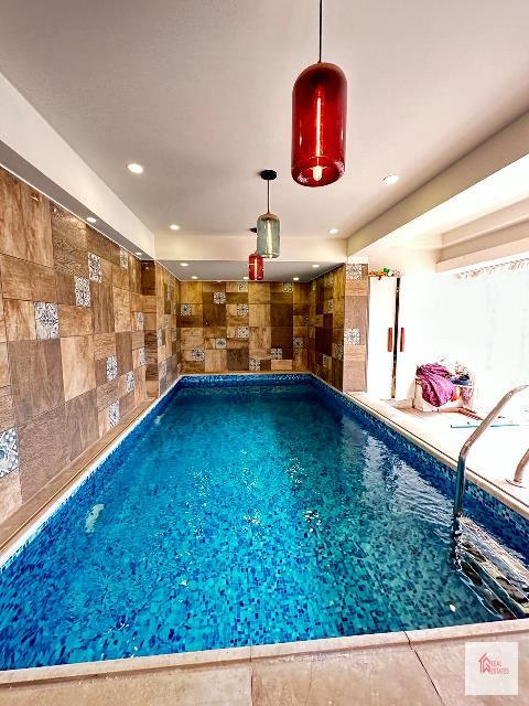 Das beste Penthouse-Duplex zur Miete, komplett möbliert, privater beheizter Pool, große Terrasse, Maadi Sarayat, Kairo, Ägypten