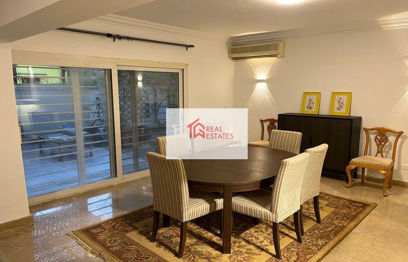 Amazing Ground Floor with garden For Rent in Sarayat maadi - Cairo Egypt