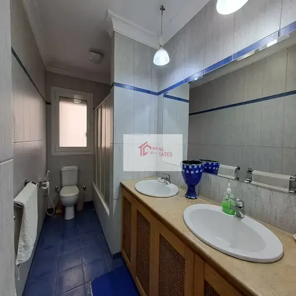 Fully Furnished Duplex For Rent In Maadi Degla over looking the american school