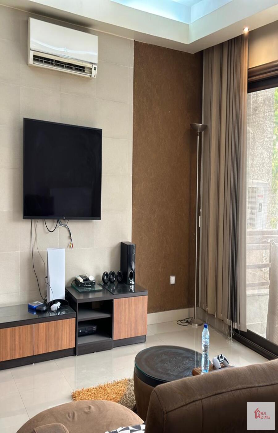 Modern furnished apartment rent 2 bedrooms 2 bathrooms maadi Sarayate suburban Cairo Egypt