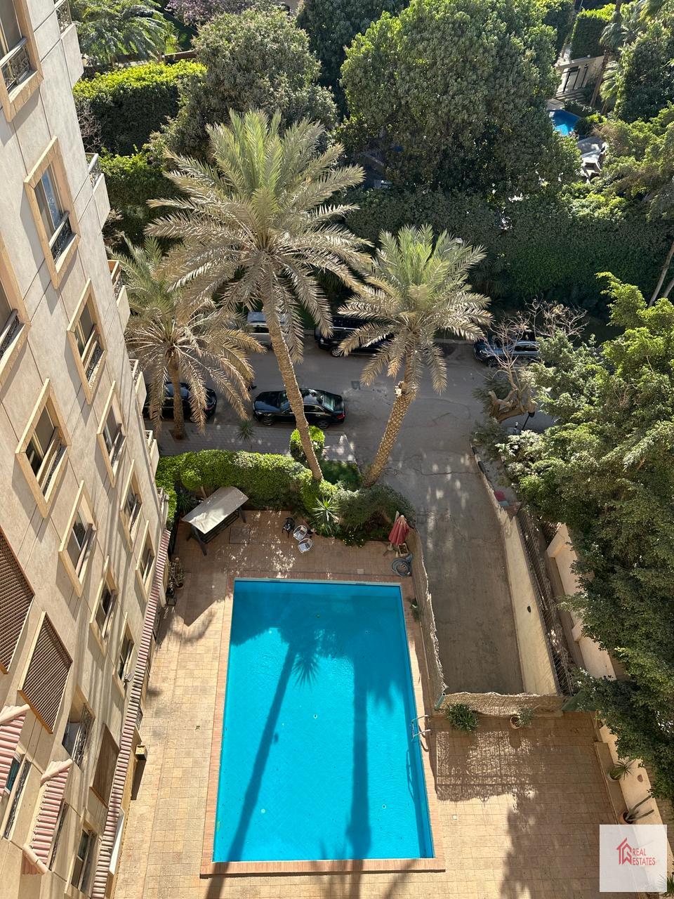 Maadi Sarayate 365 meter apartment rent sale shared swimming pool cairo egypt miser