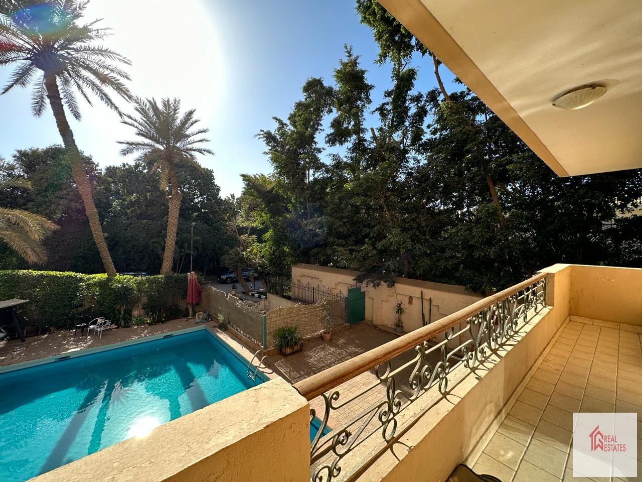 Maadi Sarayat 265 mètres appartement location vente piscine partagée