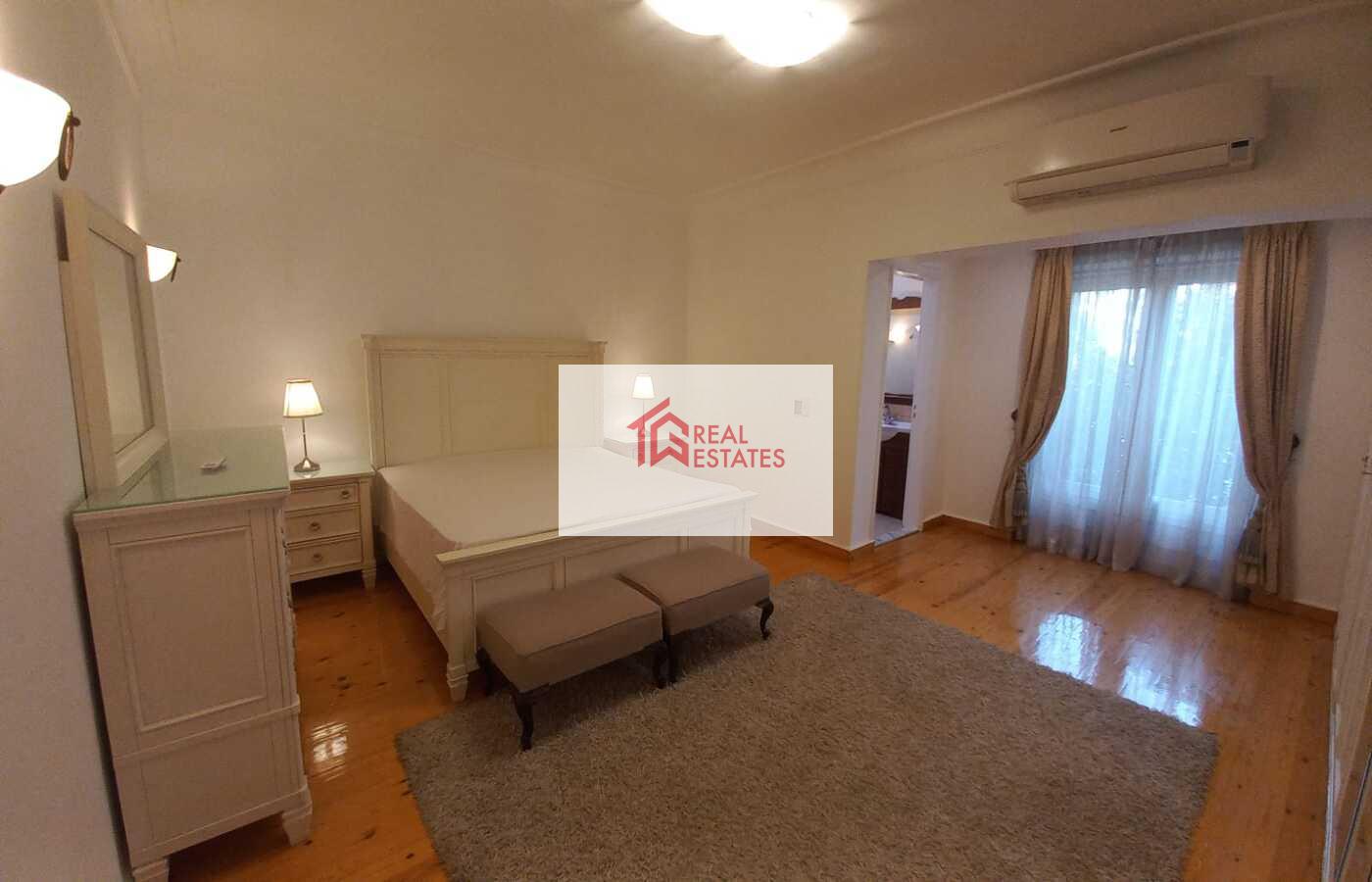 Stunning Ground and First Floor Duplex with Private garden For Rent in Sarayate hay al Maadi - Cairo Egypt