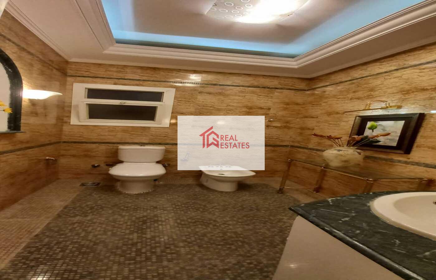 Stunning Ground and First Floor Duplex with Private garden For Rent in Sarayate hay al Maadi - Cairo Egypt