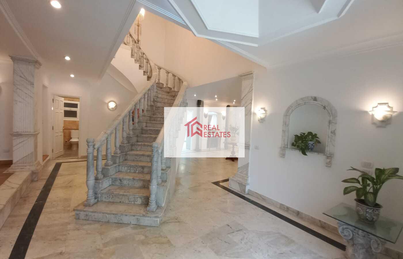 Stunning Ground and First Floor Duplex with Private garden For Rent in Sarayate hay al Maadi - Cairo Egypt