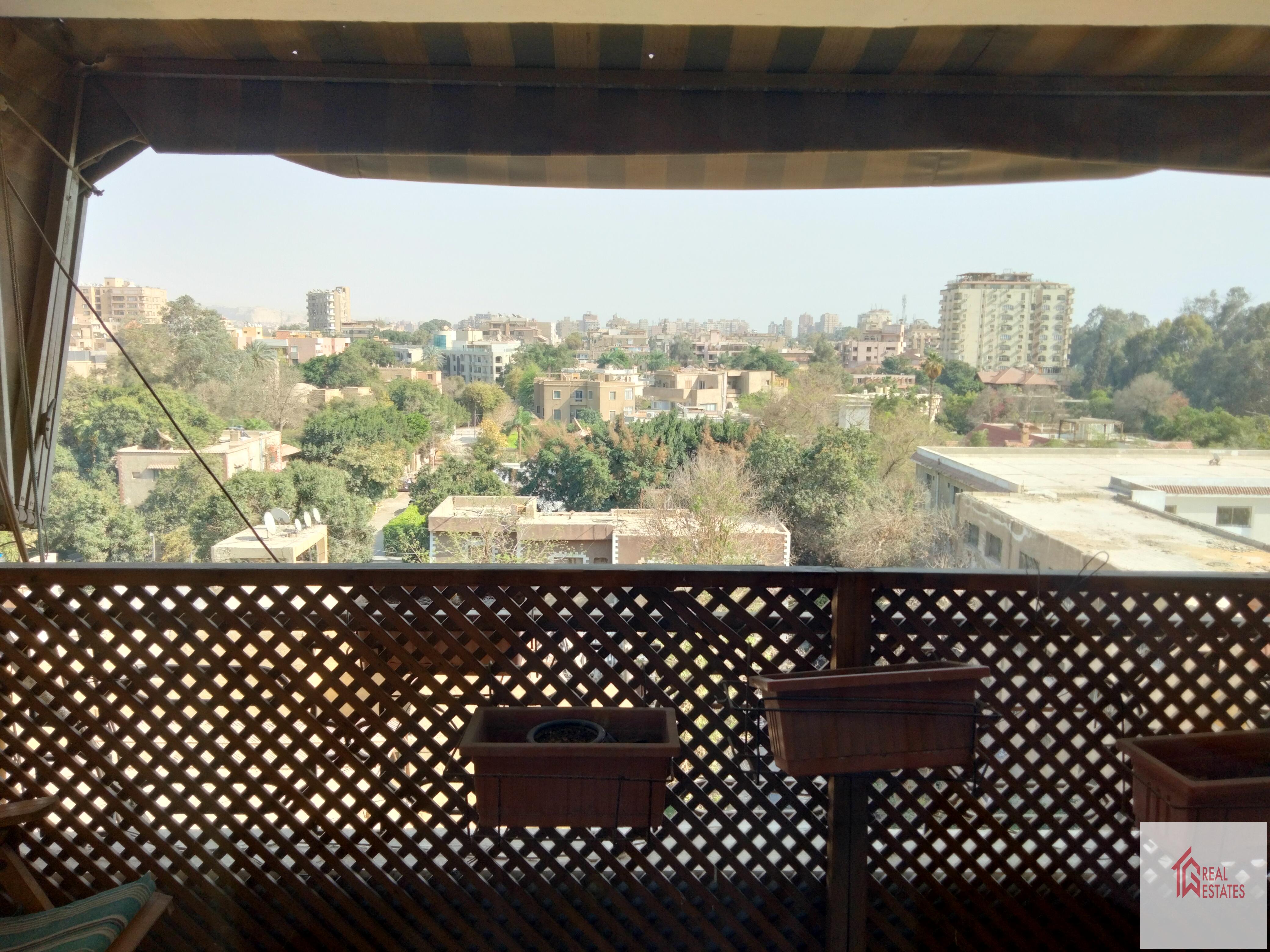 Duplex apartment furnished maadi Sarayate suburban 3 bedrooms 3 bathrooms cairo egypt