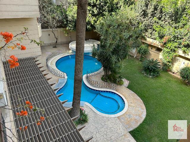 Full furnished apartment rent maadi Sarayate Cairo Egypt modern 4 bedrooms 4 bathrooms cairo egypt