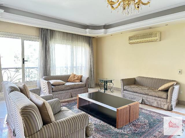 Appartement entièrement meublé à louer maadi Sarayat Le Caire Egypte moderne 4 chambres