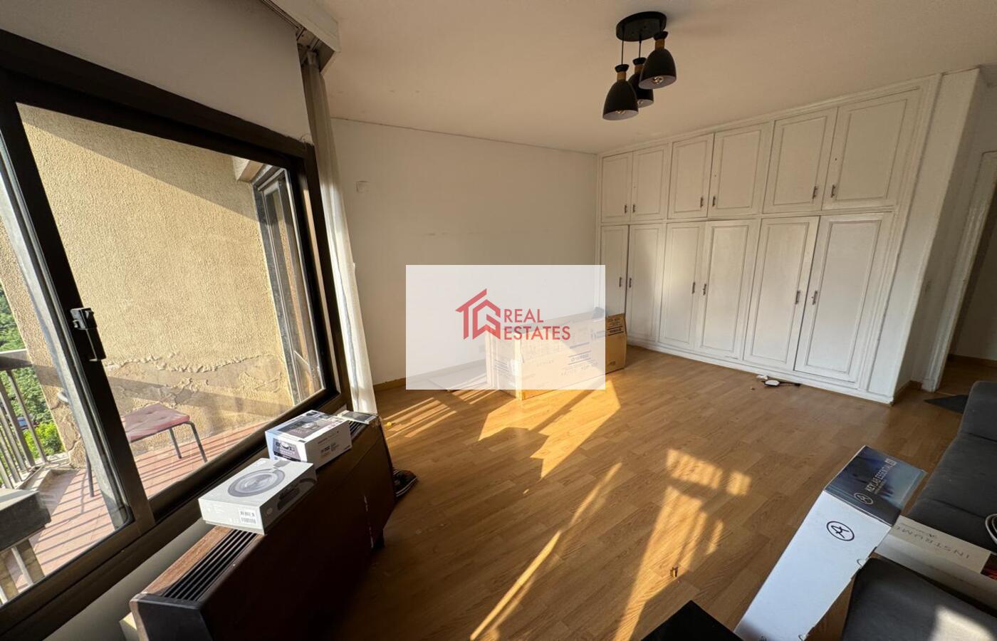 Available in Sarayat El Maadi, an office apartment near the Maadi metro station.